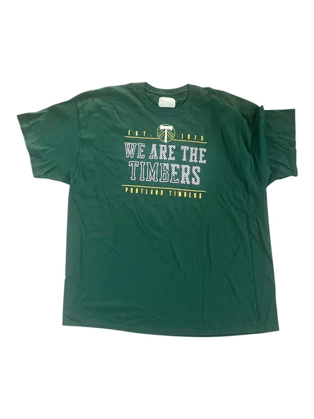 MLS Soccer Portland Timbers Men's 2XL Green T-Shirt - NEW with tags